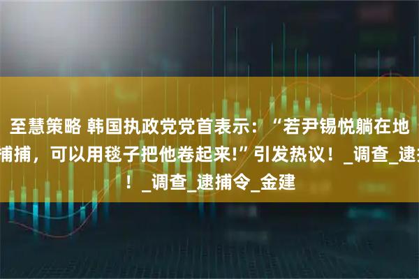 至慧策略 韩国执政党党首表示:“若尹锡悦躺在地上拒绝逮捕捕,可以用毯子把他卷起来!”引发热议!_调查_逮捕令_金建